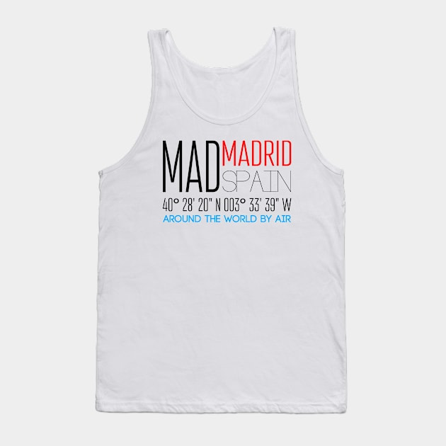 Madrid, Spain Tank Top by funfun